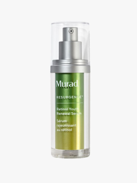 Murad Resurgence Retinol Youth Renewal Serum on light gray background